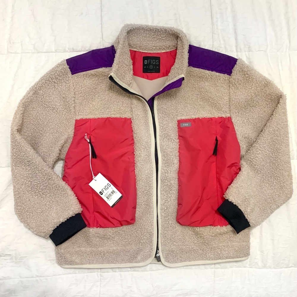 Figs Sherpa Selwyn Sz M 💜💕